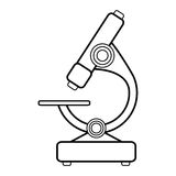 Stock Vector  Icon Microscope