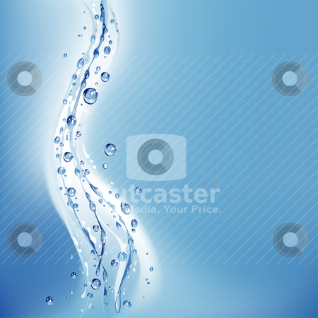 Water Swirl With Bubbles Stock Vector Clipart Water Swirl With