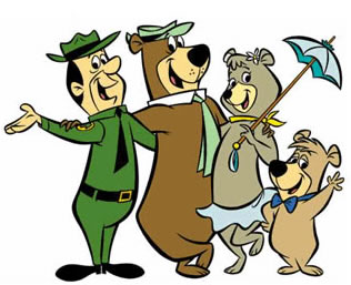 Yogi Bear Clipart  A Clipart Of Yogi Bear And His Best Friends Ranger