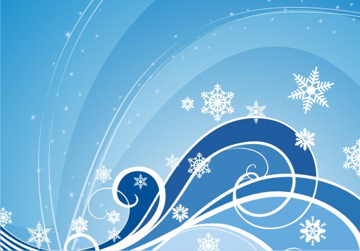 Background Design Snow Snowflake Swirly Wallpaper Winter