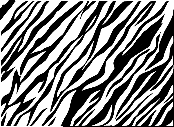 Black And White Zebra Print Background Clip Art At Clker Com   Vector