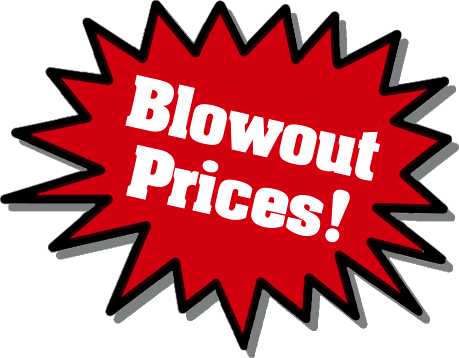 Blowout Prices Rt Red