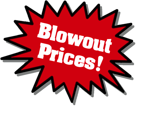 Blowout Prices Rt Red