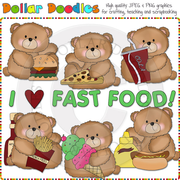 Boo Boo Bear Fast Food Clip Art Download     1 00   Dollar