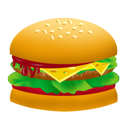 Cartoon Burger Burger Clip Art Eat Burger Cartoon