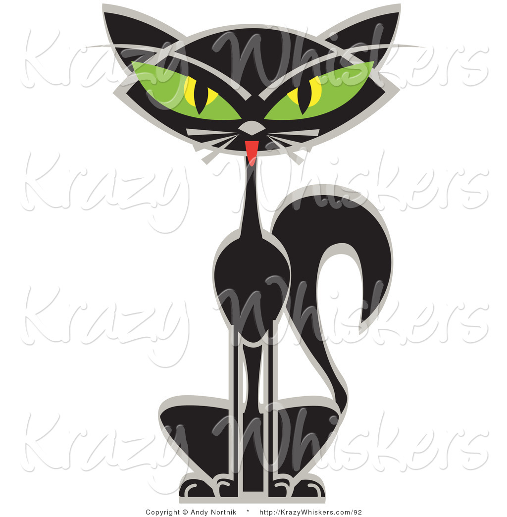 Krazywhiskers Comroyalty Free Animal Clip Art