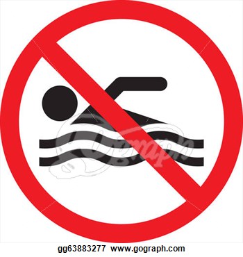 Lifeguard Clipart No Swimming Sign Gg63883277 Jpg