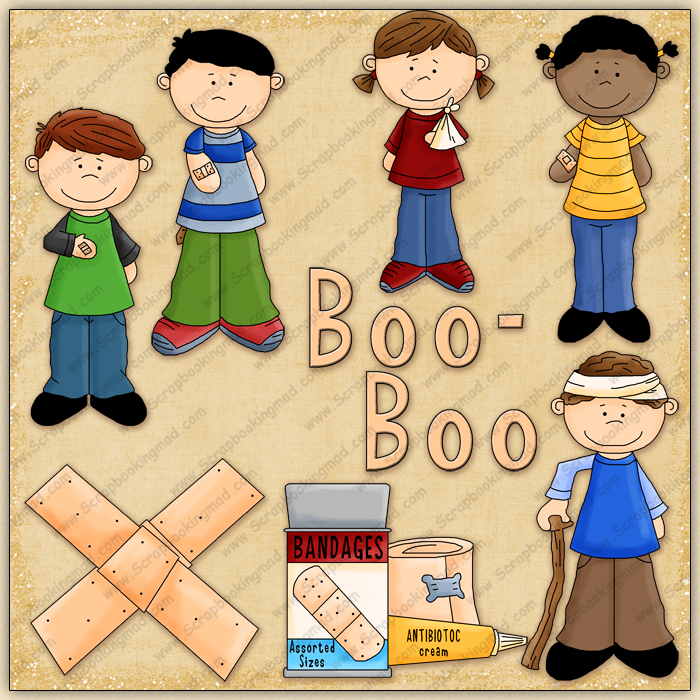 Little Boo Boo Clipart Graphic Collection    0 67   Scrapbookingmad