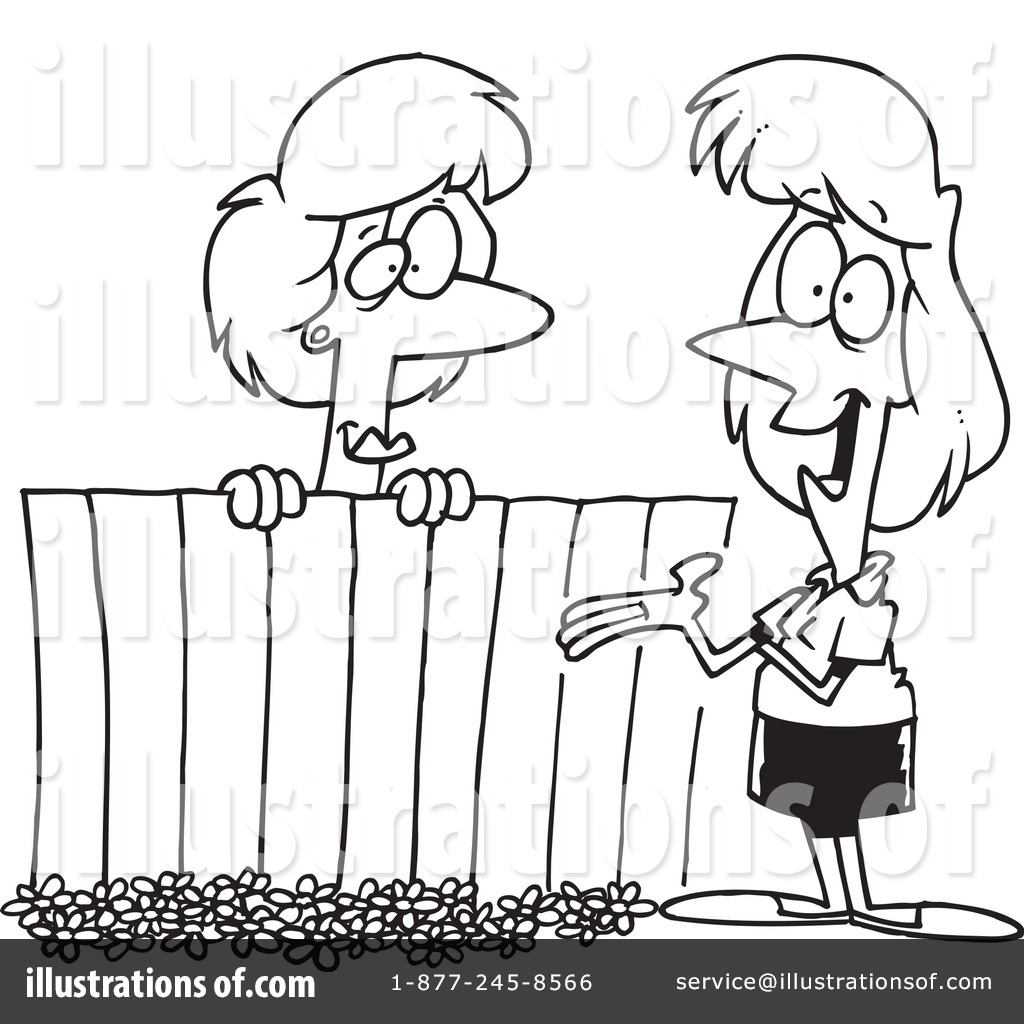 Neighbors Clipart  1044214 By Ron Leishman   Royalty Free  Rf  Stock