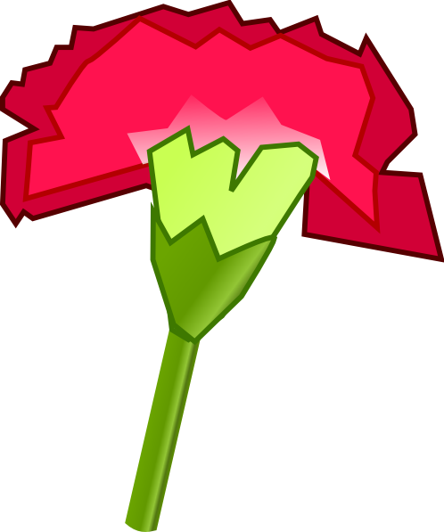 Pink Carnation Flower Clipart Carnation Flower 2 Clip Art