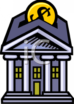 Royalty Free Commercial Building Clipart