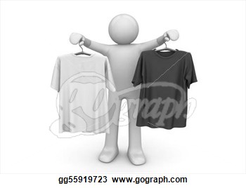 Shirts On Clothes Hangers   Lifestyle Collection  Clipart Gg55919723