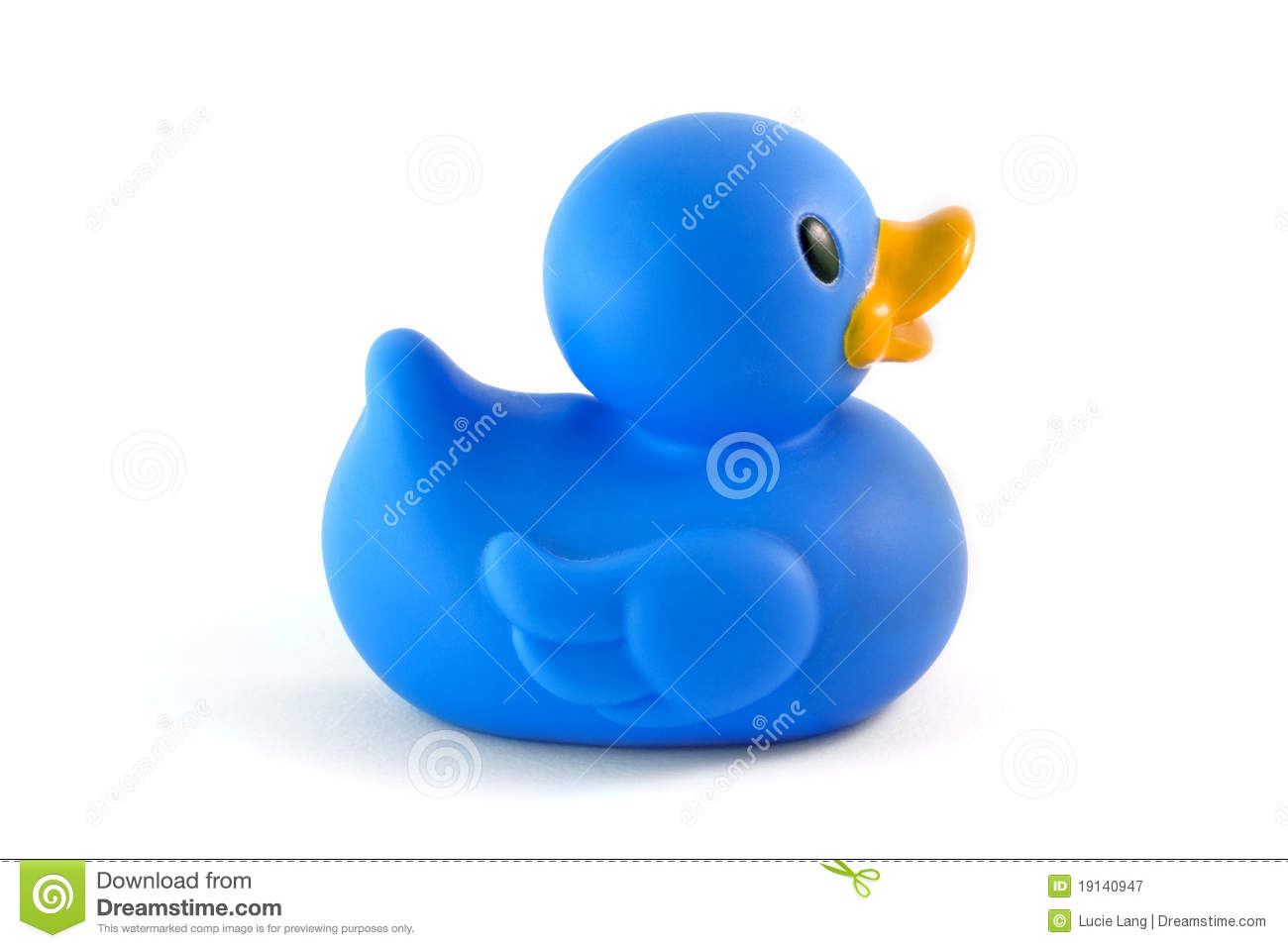 Single Blue Rubber Duck Royalty Free Stock Photography   Image    