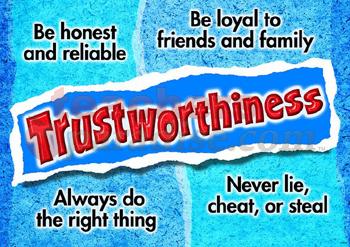 Trustworthiness Poster From Teachersparadise Com   Teacher Supplies