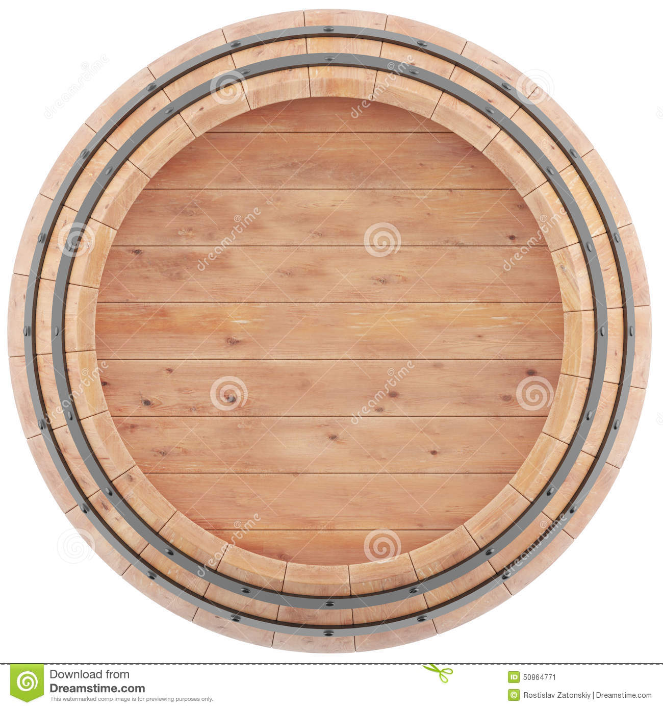 Wine Whiskey Rum Beer Barrel Top View Stock Illustration   Image