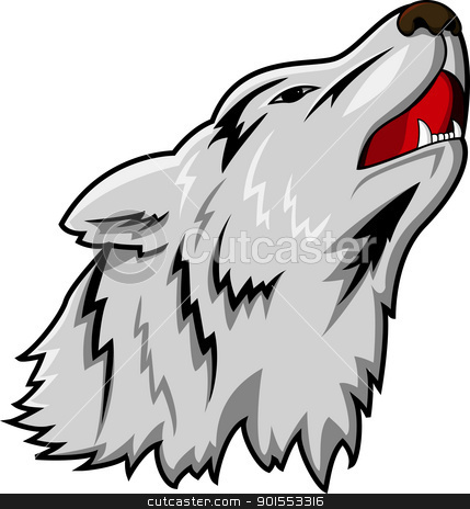 Wolf Stock Vector Clipart Vector Illustration Of Wolf By Surya Zaidan