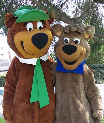 Yogi Bear  And Boo Boo  Love Parties And Have Several Different