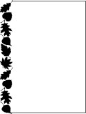 Black And White Leaf Border Clipart   Clipart Panda   Free Clipart