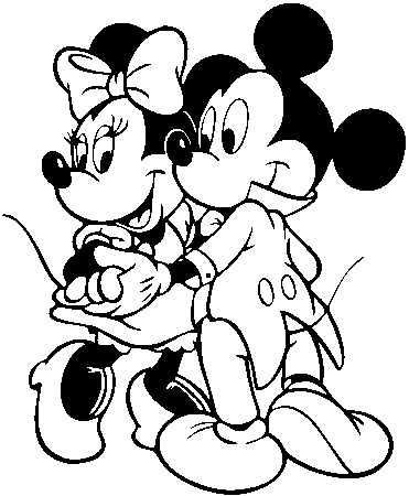 Black And White   Mickey And Minnie Photo  819477    Fanpop