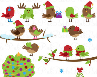 Christmas Birds Clipart Clip Art H Oliday Birds Clip Art Clipart    
