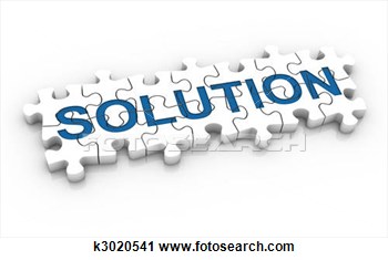 Clipart   Jigsaw Puzzle Solution Word  Fotosearch   Search Clipart    