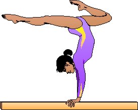 Gymnastics Beam Clipart