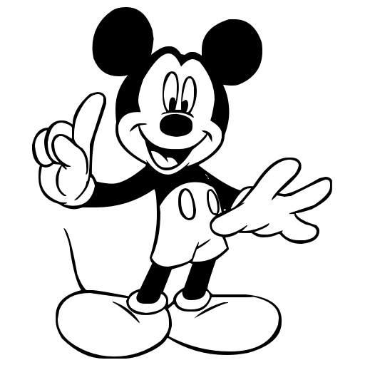 Mickey Mouse Black And White   Clipart Panda   Free Clipart Images