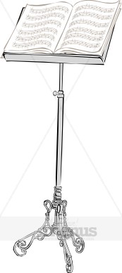 Music Stand Clipart