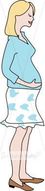 Pregnant Belly Clip Art Modern Pregnant Mom Silhouettes Baby Clip Art