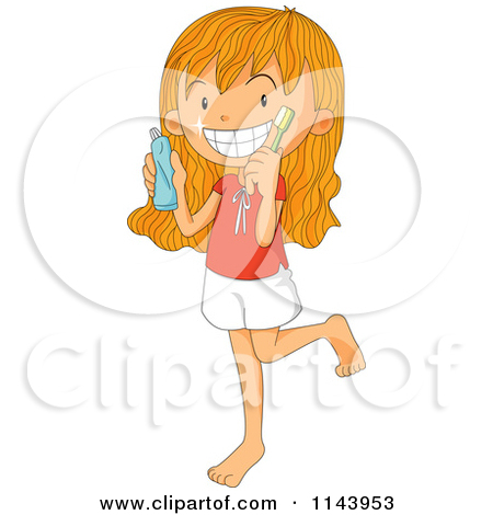 Royalty Free  Rf  Brushing Teeth Clipart   Illustrations  1