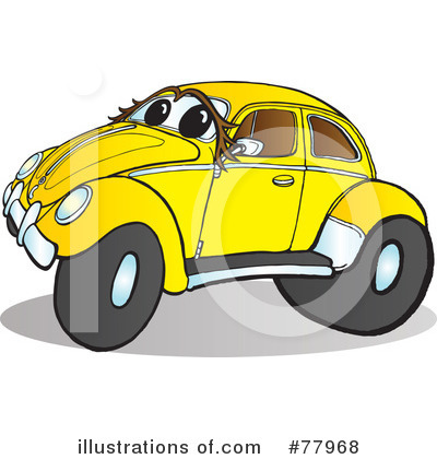 Royalty Free  Rf  Slug Bug Clipart Illustration By Snowy   Stock
