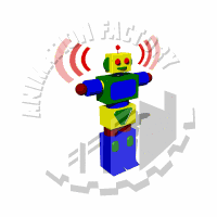 Toy Robot Animated Clipart
