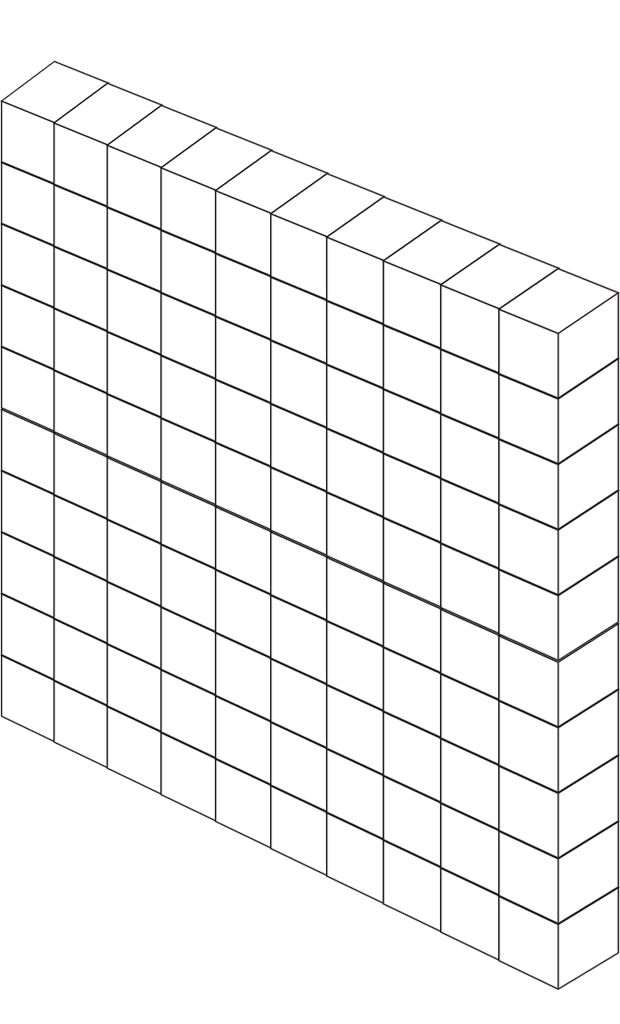 100cube Free Base 10 Clipart