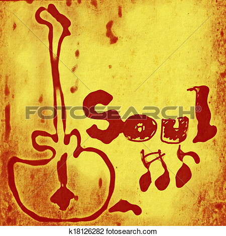 Clip Art   Concept Soul Music Word Background  Fotosearch   Search
