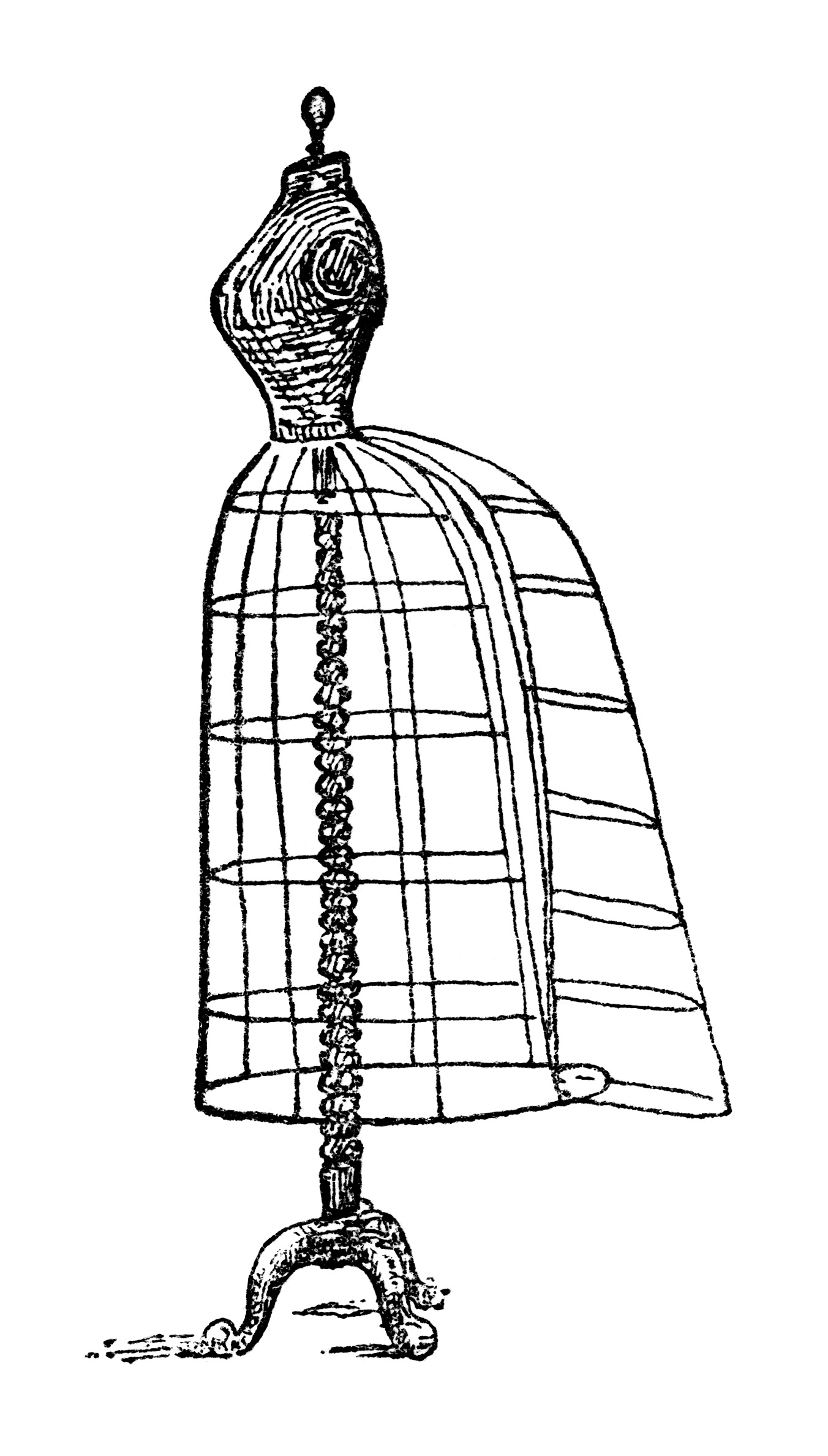 Form Image Vintage Sewing Clip Art Black And White Clipart Wire