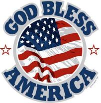 Free God Bless America American Clipart