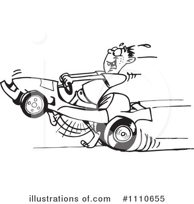 Illustrationsof Comgo Kart Clipart  1110655 By Dennis Holmes Designs