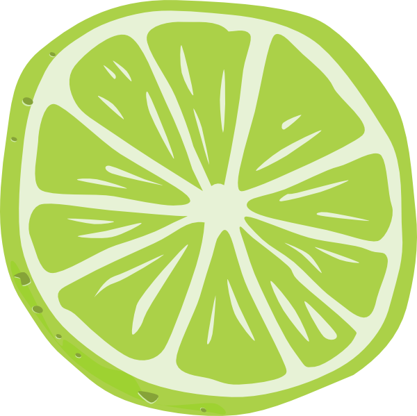 Lime Slice Clip Art At Clker Com   Vector Clip Art Online Royalty    