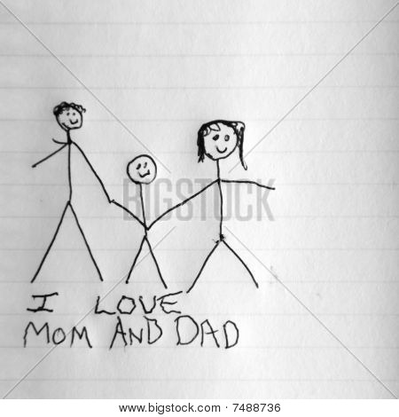 Love Mom And Dad Stock Photo   Stock Images   Bigstock