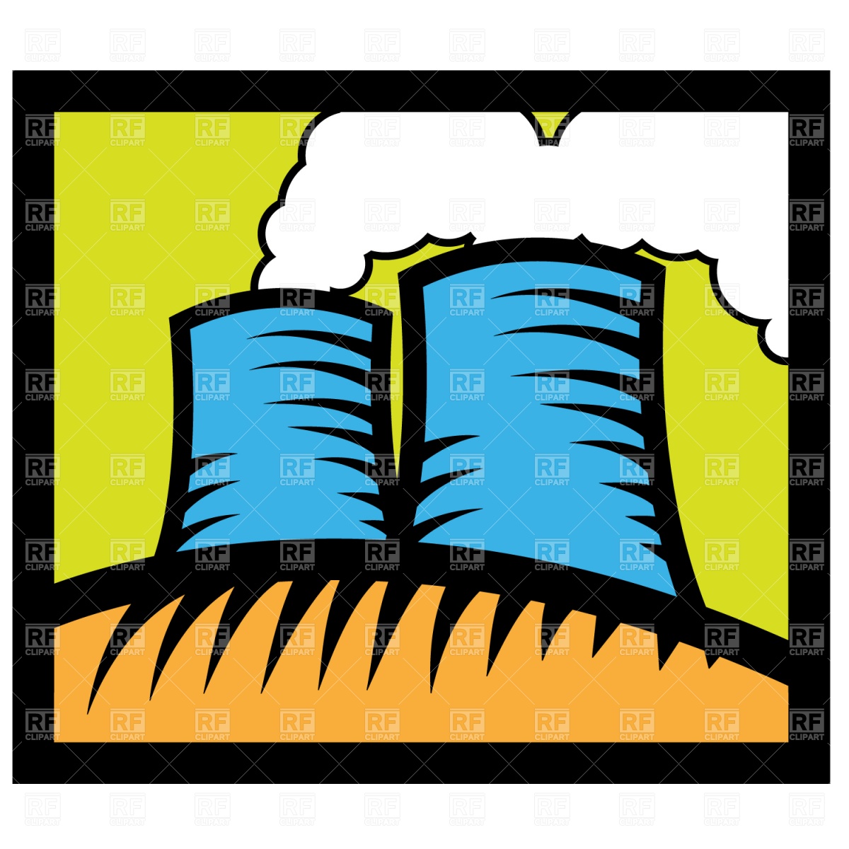 Nuclear Reactor Download Royalty Free Vector Clipart  Eps