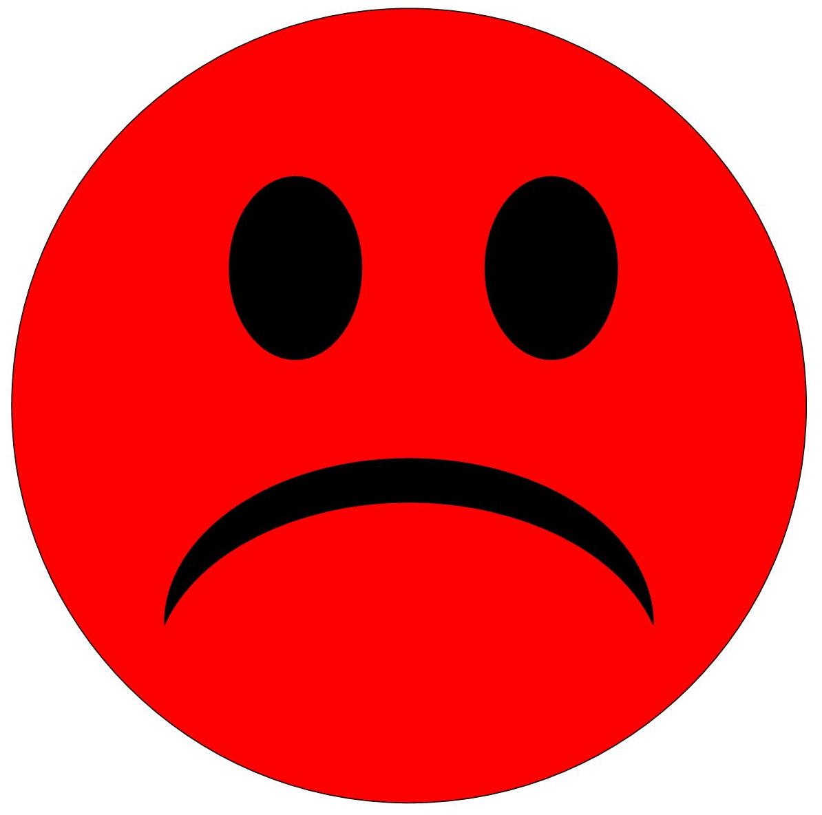 Red Sad Face Free Cliparts That You Can Download To You Computer And    