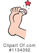 Royalty Free  Rf  Sore Toe Clipart And Illustrations  1