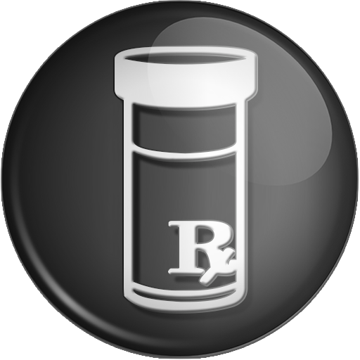 Rx Prescription Bottle Glossy Button Clipart Image   Ipharmd Net