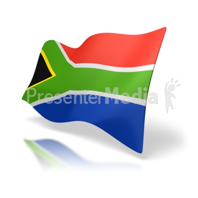 South Africa Flag Perspective   Signs And Symbols   Great Clipart For