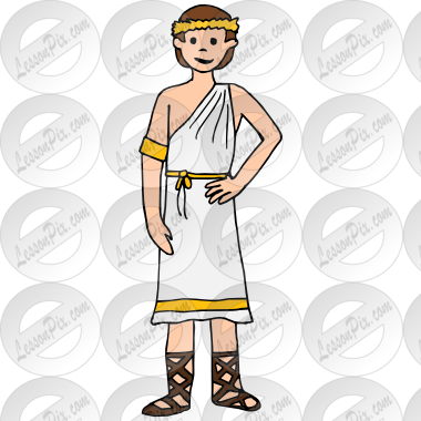 Toga Picture For Classroom   Therapy Use   Great Toga Clipart