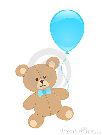 Blue Teddy Bear Clipart Teddy Bear Blue Balloon 8751898 Jpg