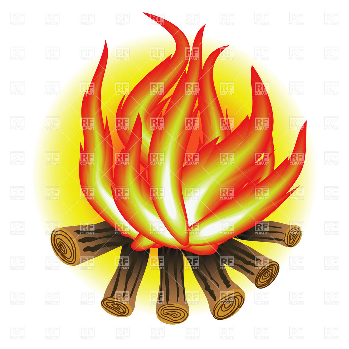 Bonfire 39260 Objects Download Royalty Free Vector Clipart  Eps