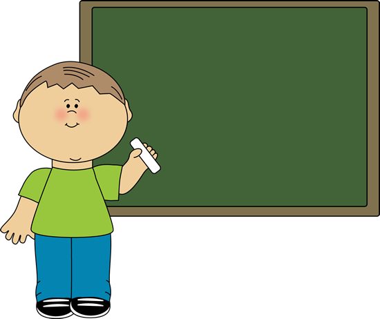 Boy Pointing To Chalkboard Clip Art   Boy Pointing To Chalkboard Image