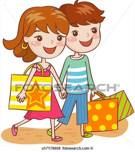 Clip Art   Shopping Bag Hands Holding Two Men Couple  Fotosearch