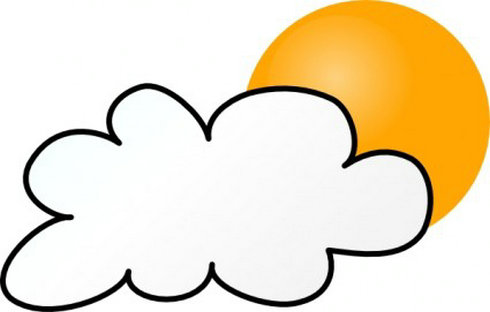 Cloudy Weather Clip Art Pictures
